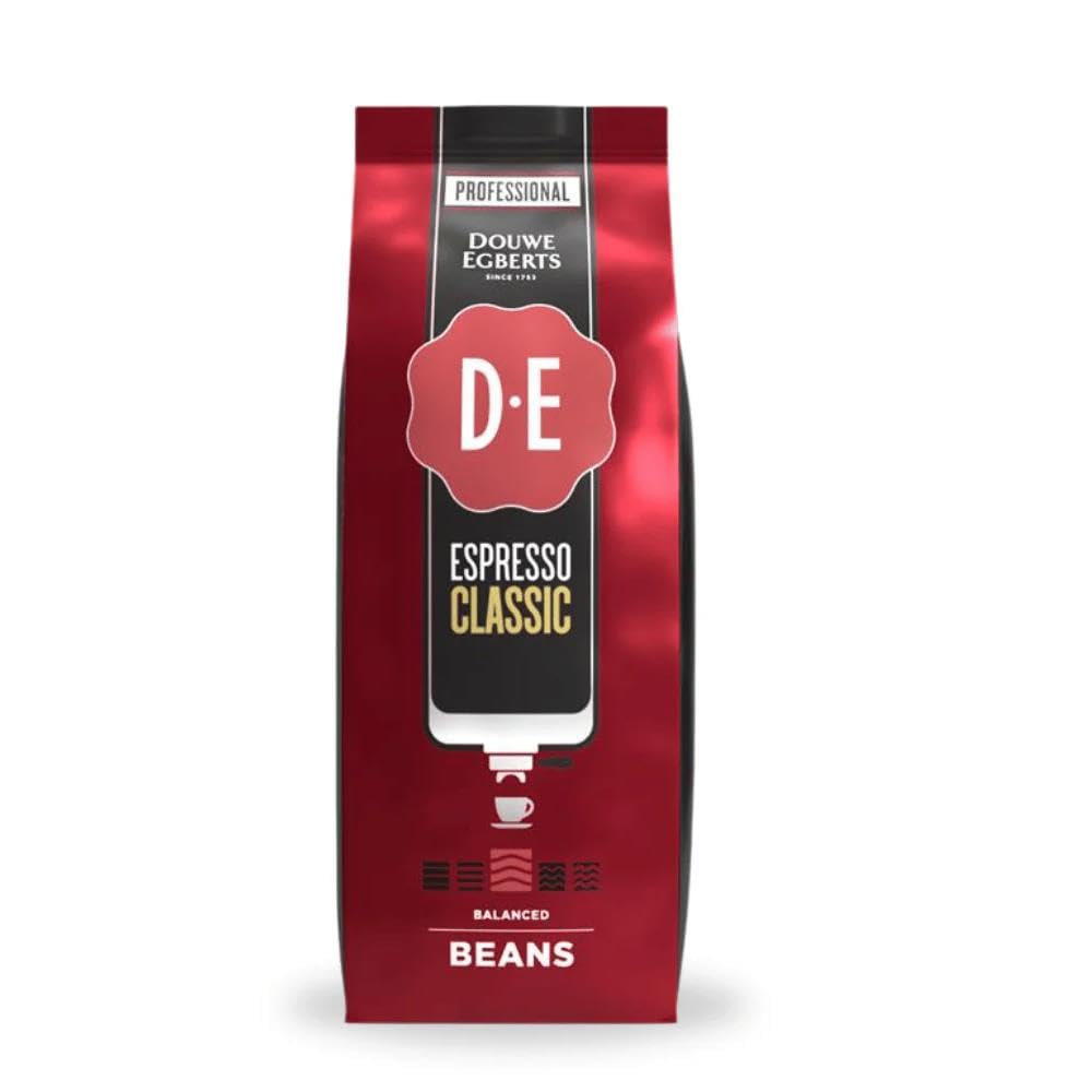 Douwe Egberts Espresso Classic Coffee Beans 1kg Bean-to-Cup & Espresso