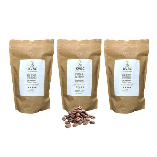 STING Decaf Coffee Beans – Medium Roast, Strong & Smooth, 500g Resealable Bag