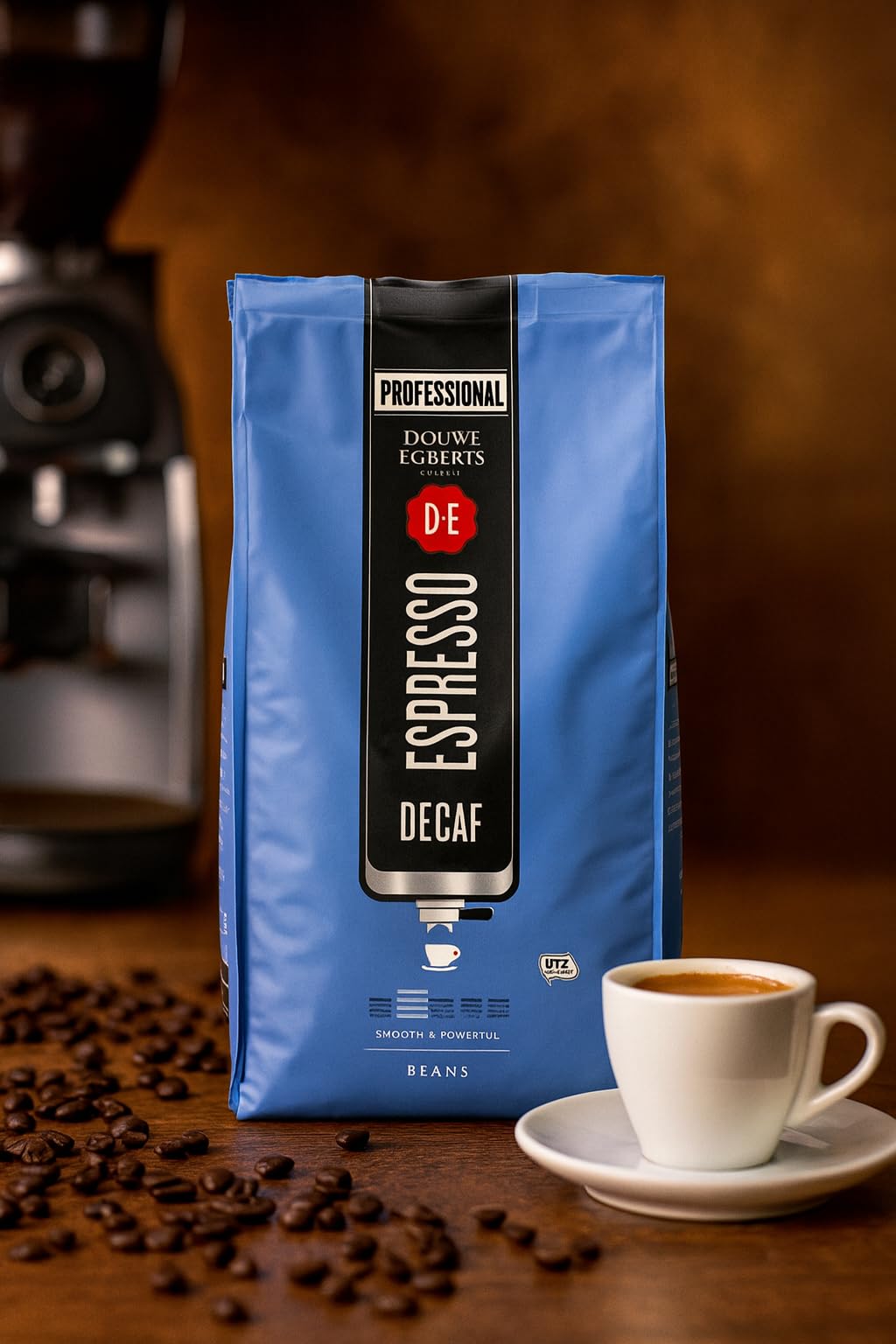 Douwe Egberts Espresso Decaf Coffee Beans 500g Bean-to-Cup & Espresso