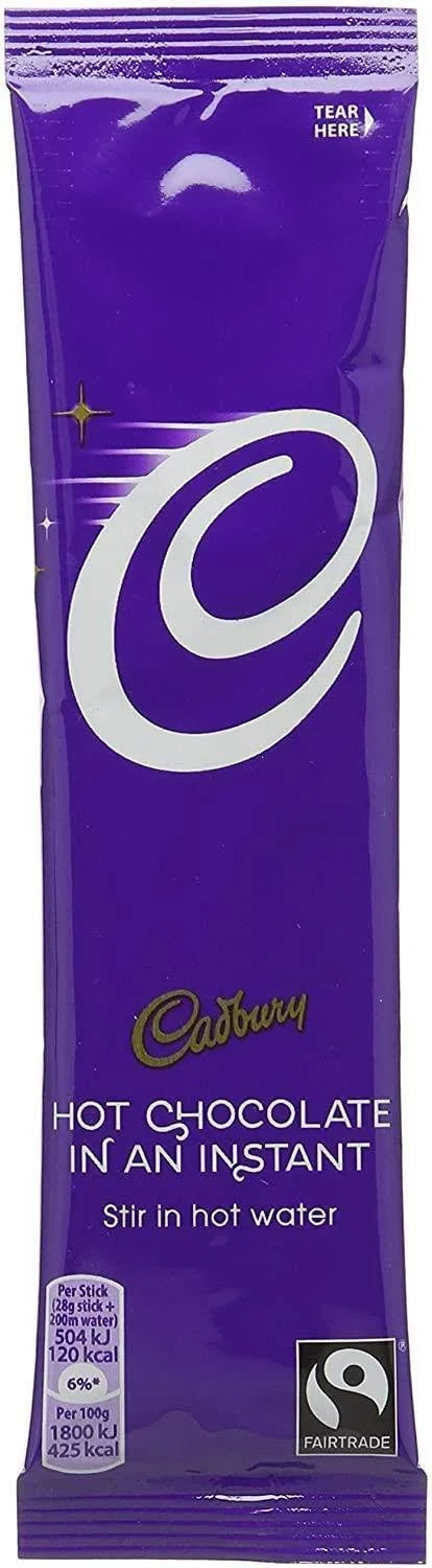 Cadbury Instant Hot Chocolate Sachets - 50x28g